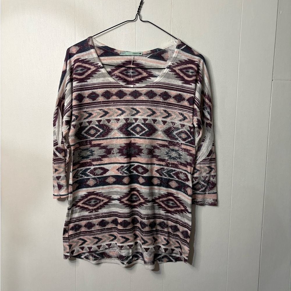 Maurices Multicolor Patterned Top